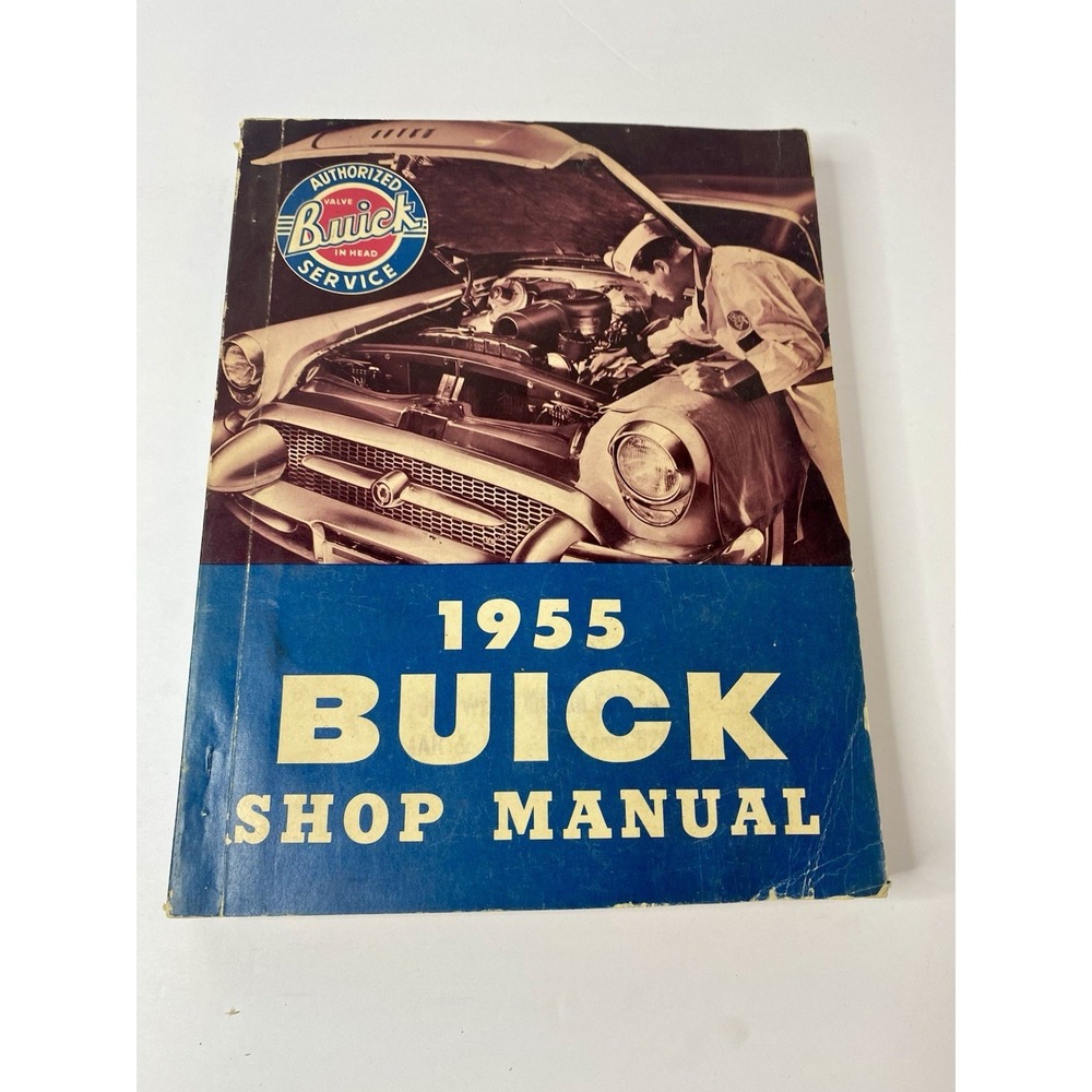 1955 Buick Shop Manual Original Repair Service General Motors